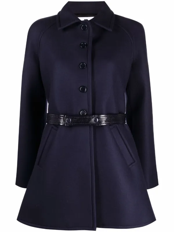 flared wool coat