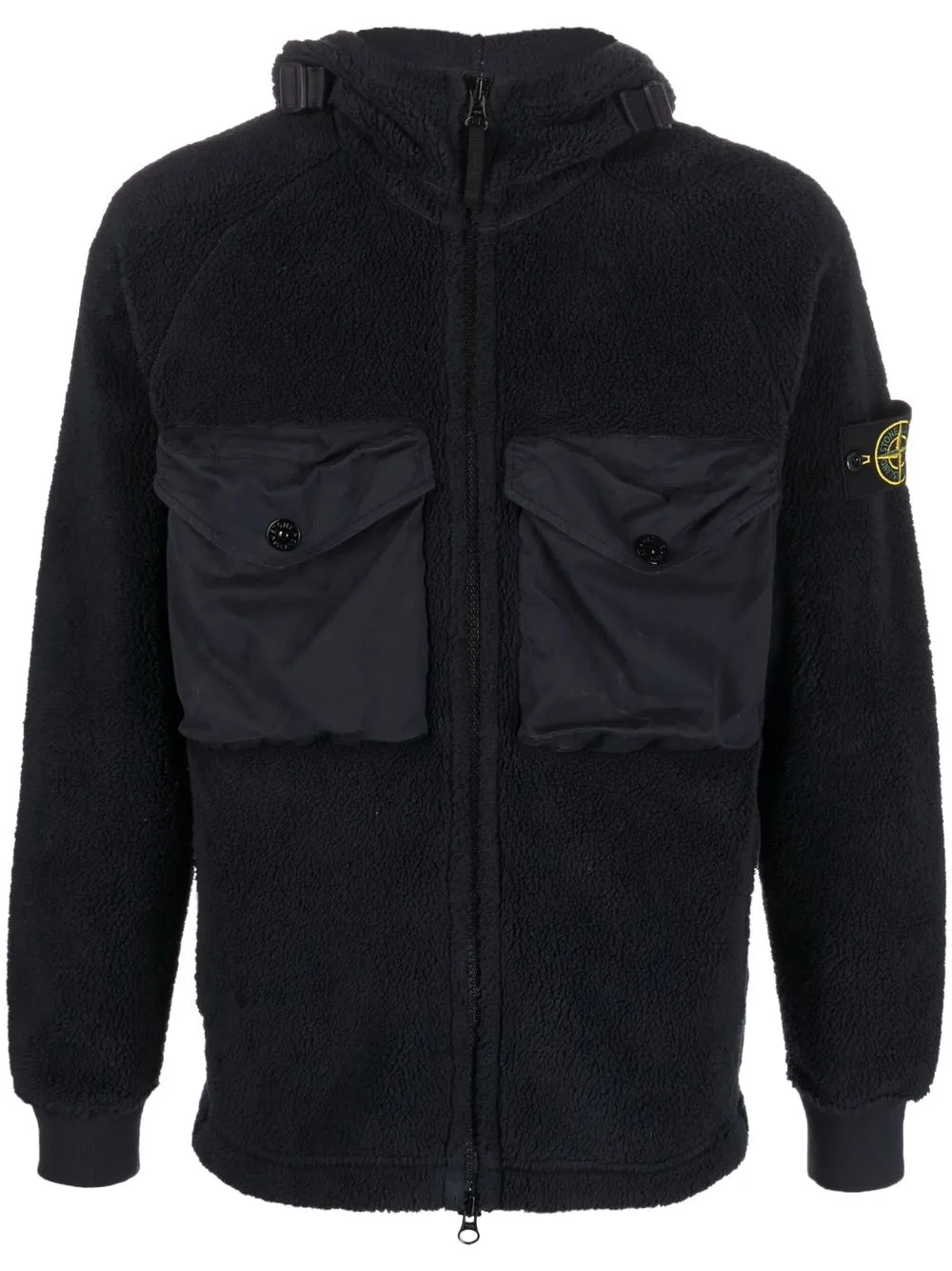 

Stone Island fleece zip jacket - Blue