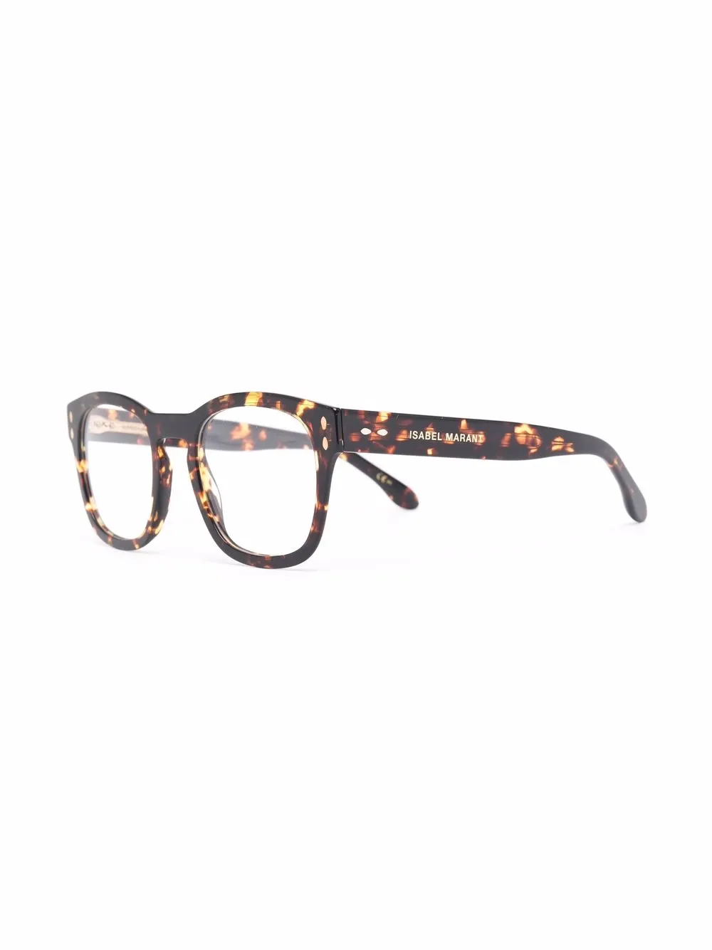 Isabel Marant Eyewear Bril met vierkant montuur - Bruin