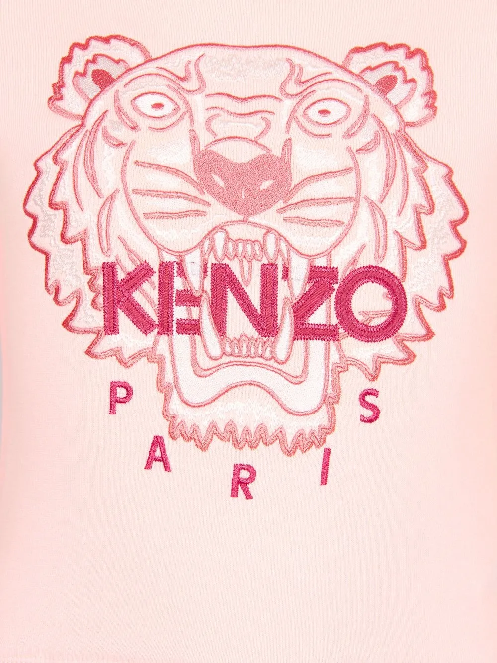 фото Kenzo kids толстовка с вышивкой tiger