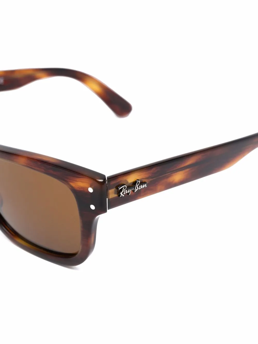  Ray-ban Mr Burbank Rectangular-frame Sunglasses - Black 