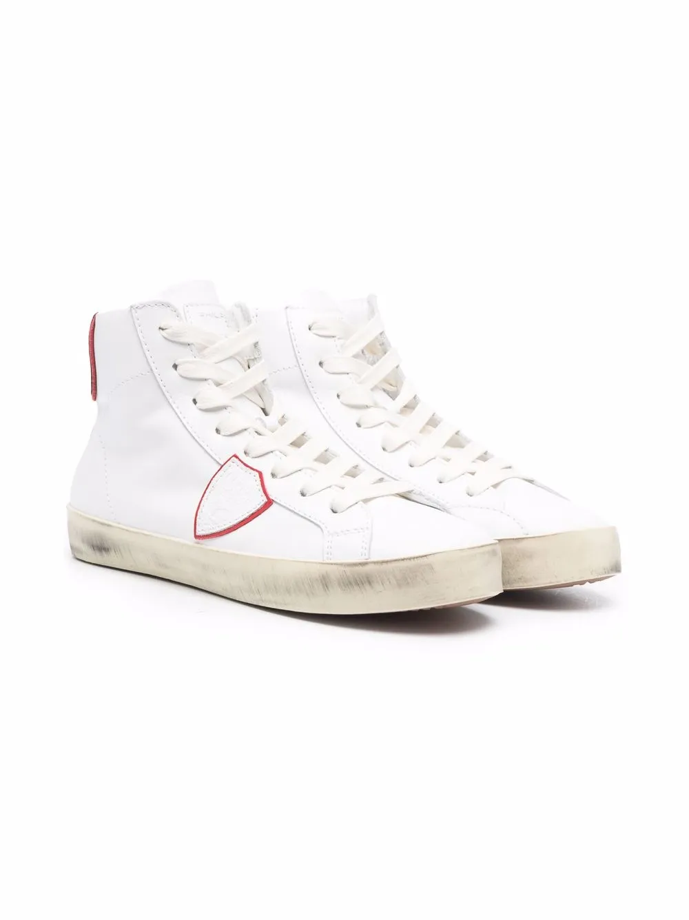 Philippe Model Kids высокие кеды с нашивкой-логотипом