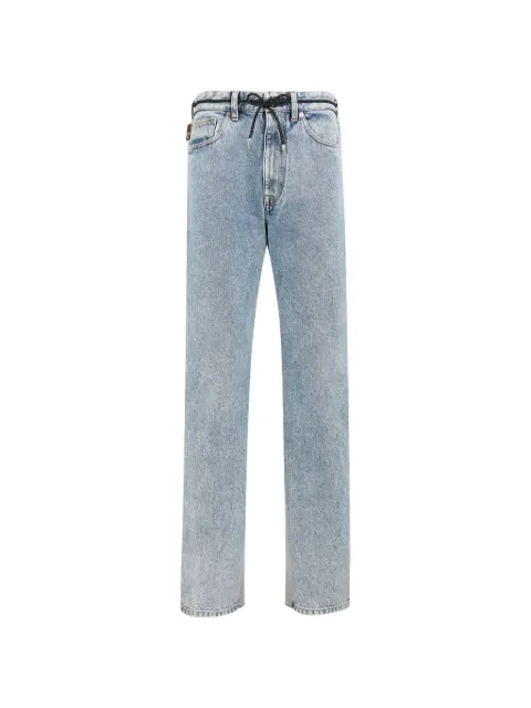 Roberto Cavalli jersey-back straight-leg jeans