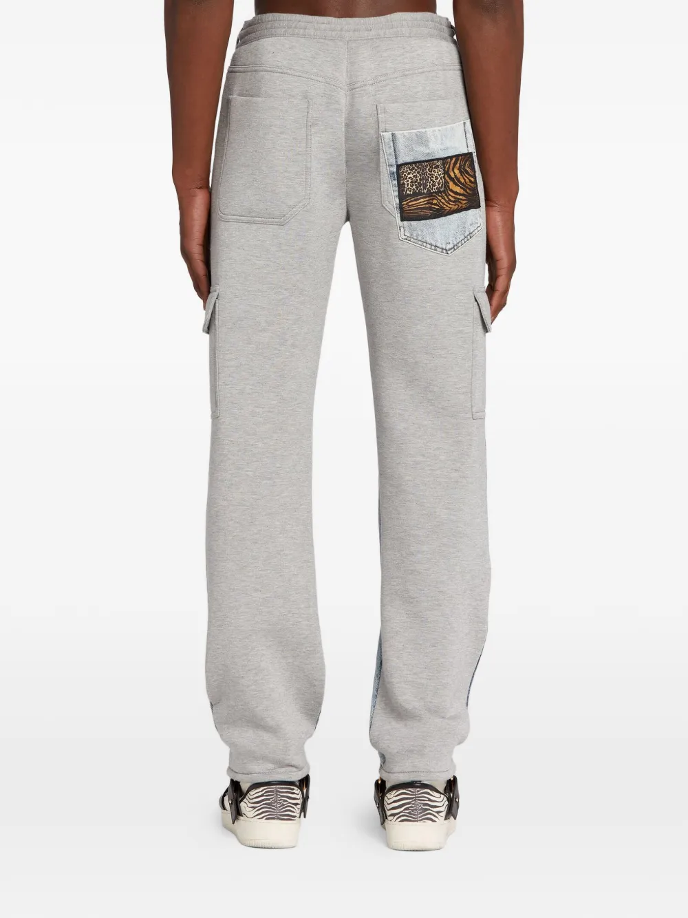 Roberto Cavalli Jeans met dierenprint Blauw