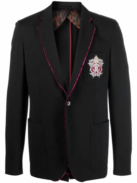 Roberto Cavalli single-breasted tailored blazer