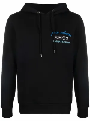 1017 ALYX 9SM studded-logo Detail Hoodie | Black | FARFETCH
