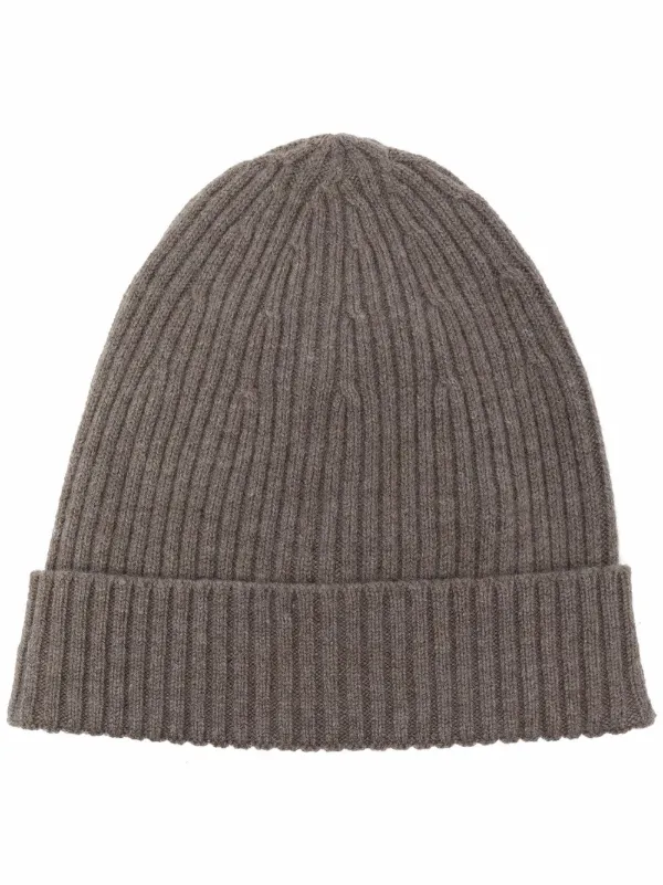 12 STOREEZ rib-knit Beanie Hat - Farfetch