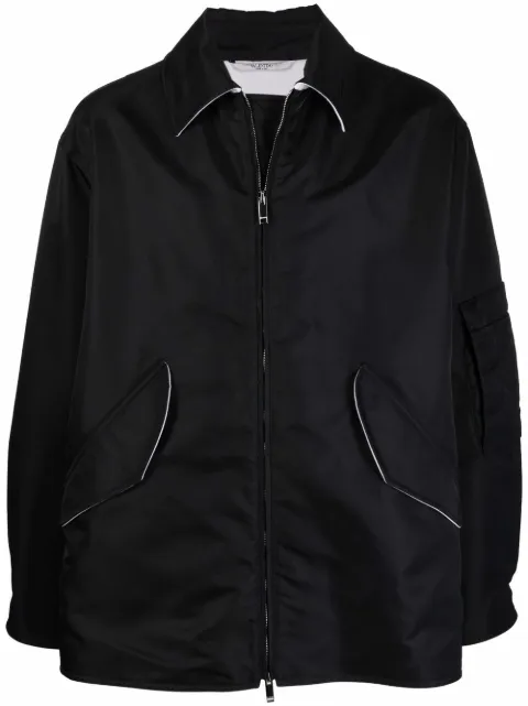 Valentino Garavani zip-up shirt jacket