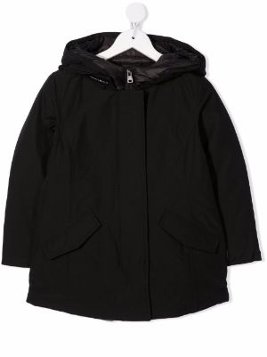 Black TEEN puffer hooded parka Farfetch Clothing Coats Parkas 