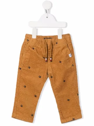 Tommy Hilfiger Junior Pantalones De Pana Con Monograma Estampado - Farfetch