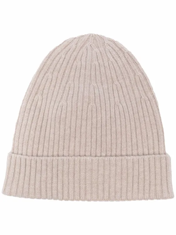 12 STOREEZ rib-knit Beanie Hat - Farfetch