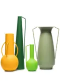 POLSPOTTEN Roman powder-coated vases (set of 4) - Green