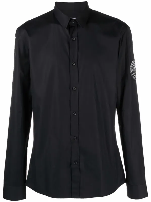 balmain button down shirt