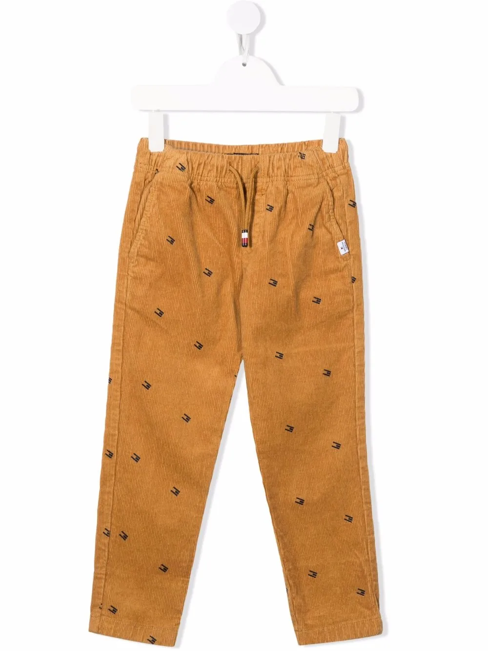 Tommy Hilfiger Junior вельветовые брюки с монограммой