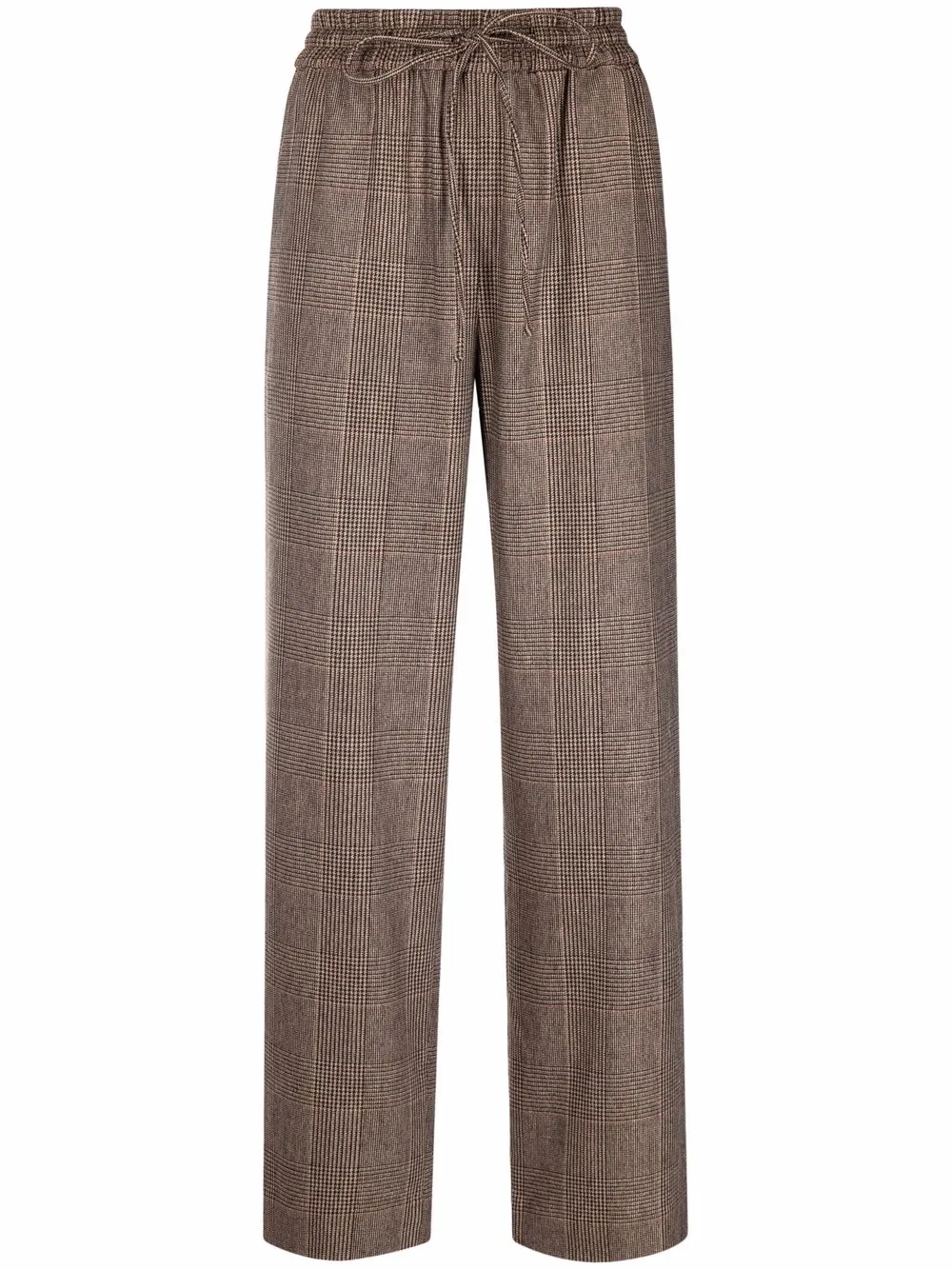 

Co straight-leg checked trousers - Neutrals