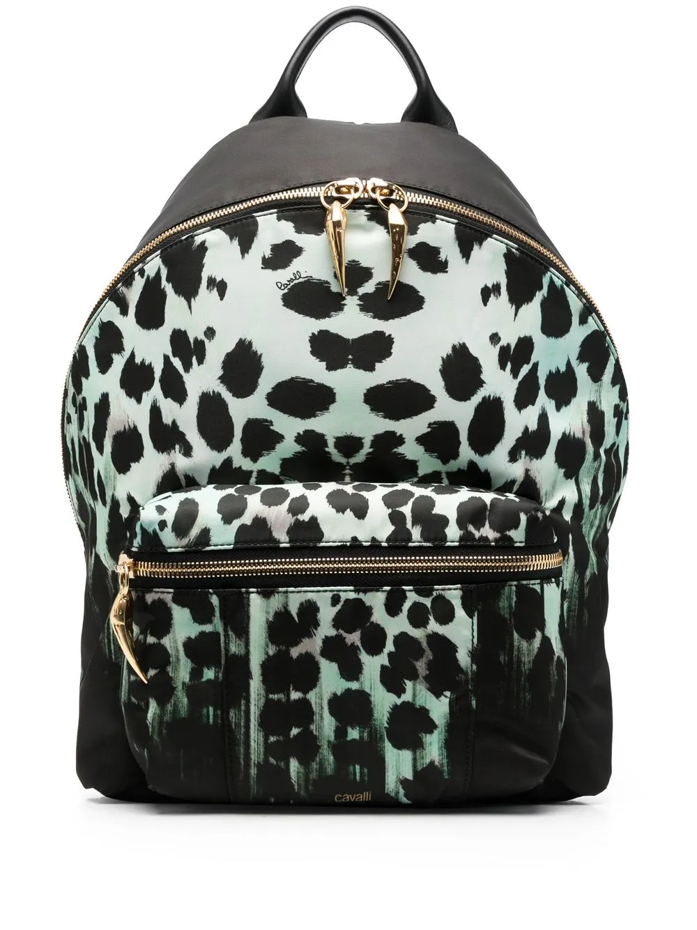 

Roberto Cavalli mochila con estampado de leopardo - Negro