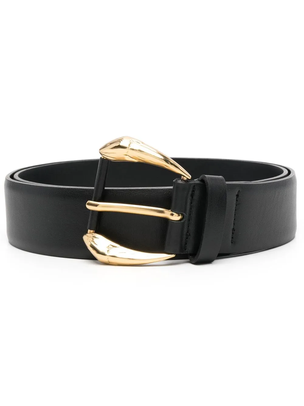 

Roberto Cavalli Tiger Tooth buckle belt - Black