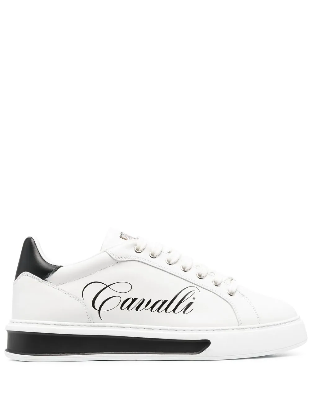 

Roberto Cavalli logo-print low-top sneakers - White