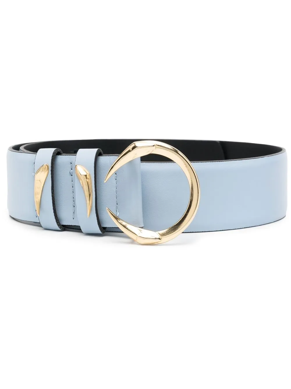 

Roberto Cavalli C-logo buckle leather belt - Neutrals