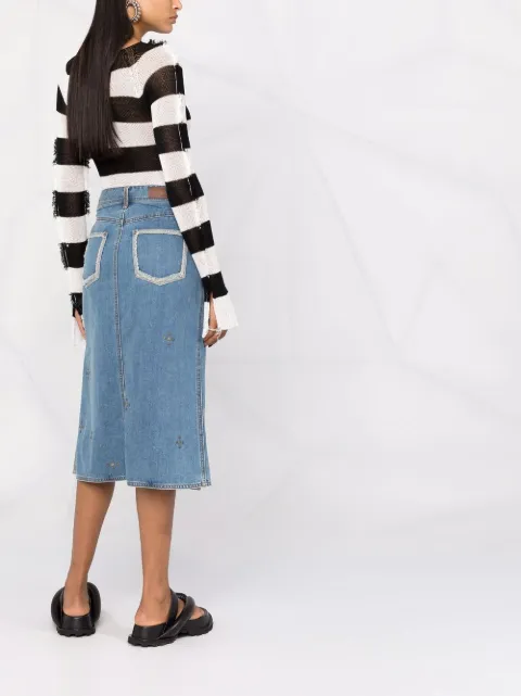 Andersson Bell Patchwork Straight Denim 