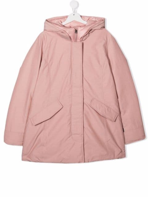 Woolrich Kids معطف مبطن بهودي