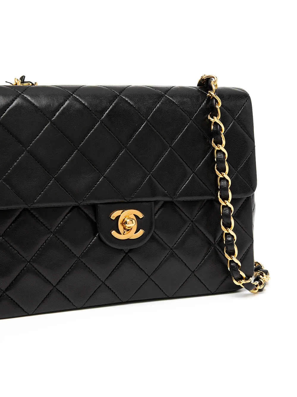 фото Chanel pre-owned мини-сумка на плечо classic flap square 1989-1991-х годов