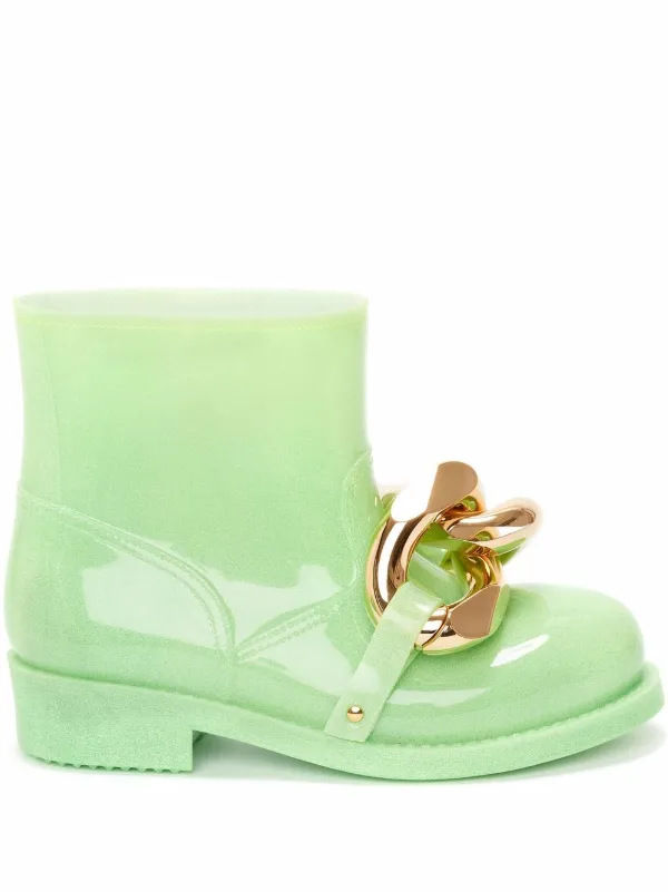 Lime green rain deals boots