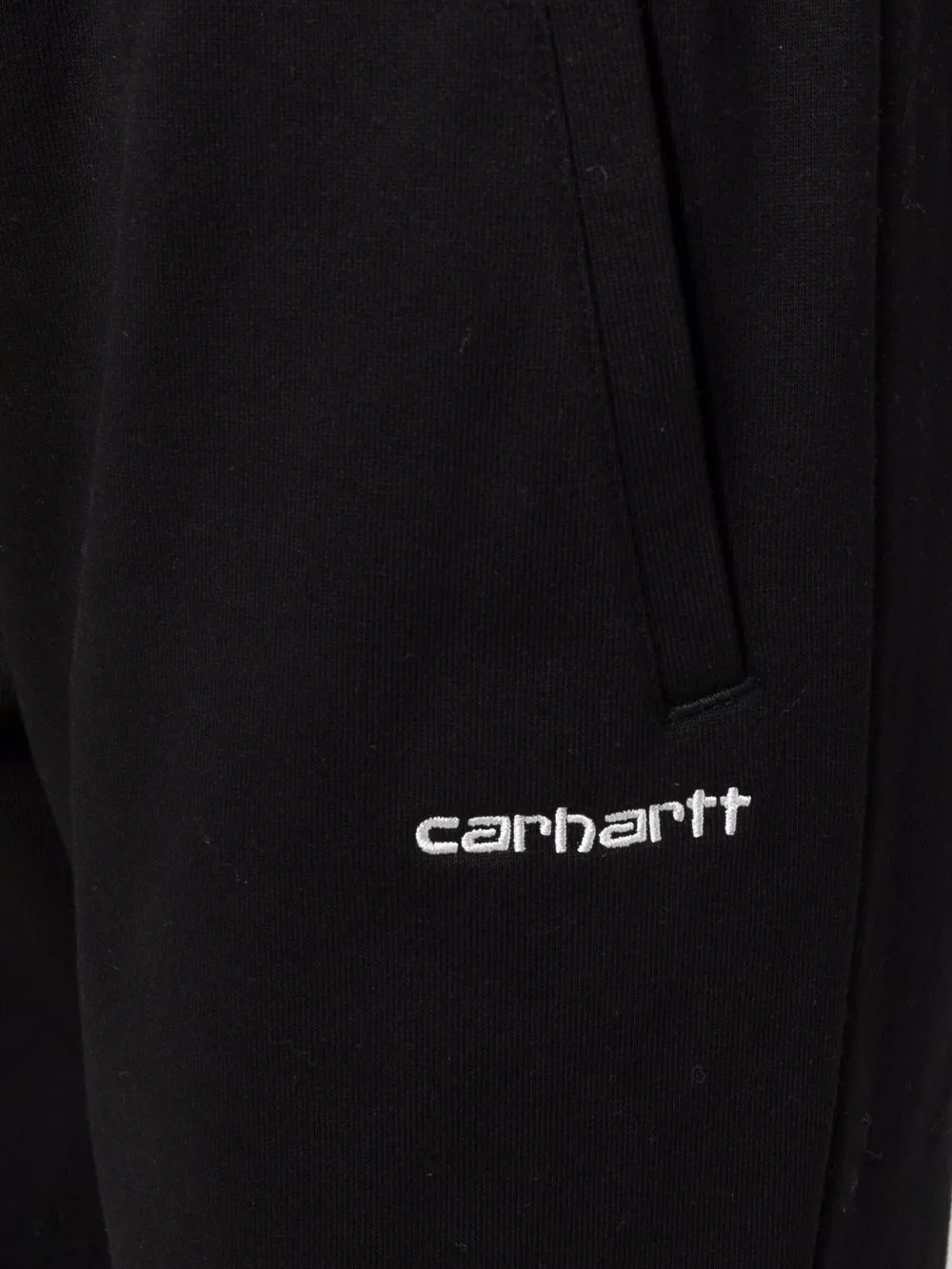 фото Carhartt wip спортивные брюки с кулиской и вышитым логотипом