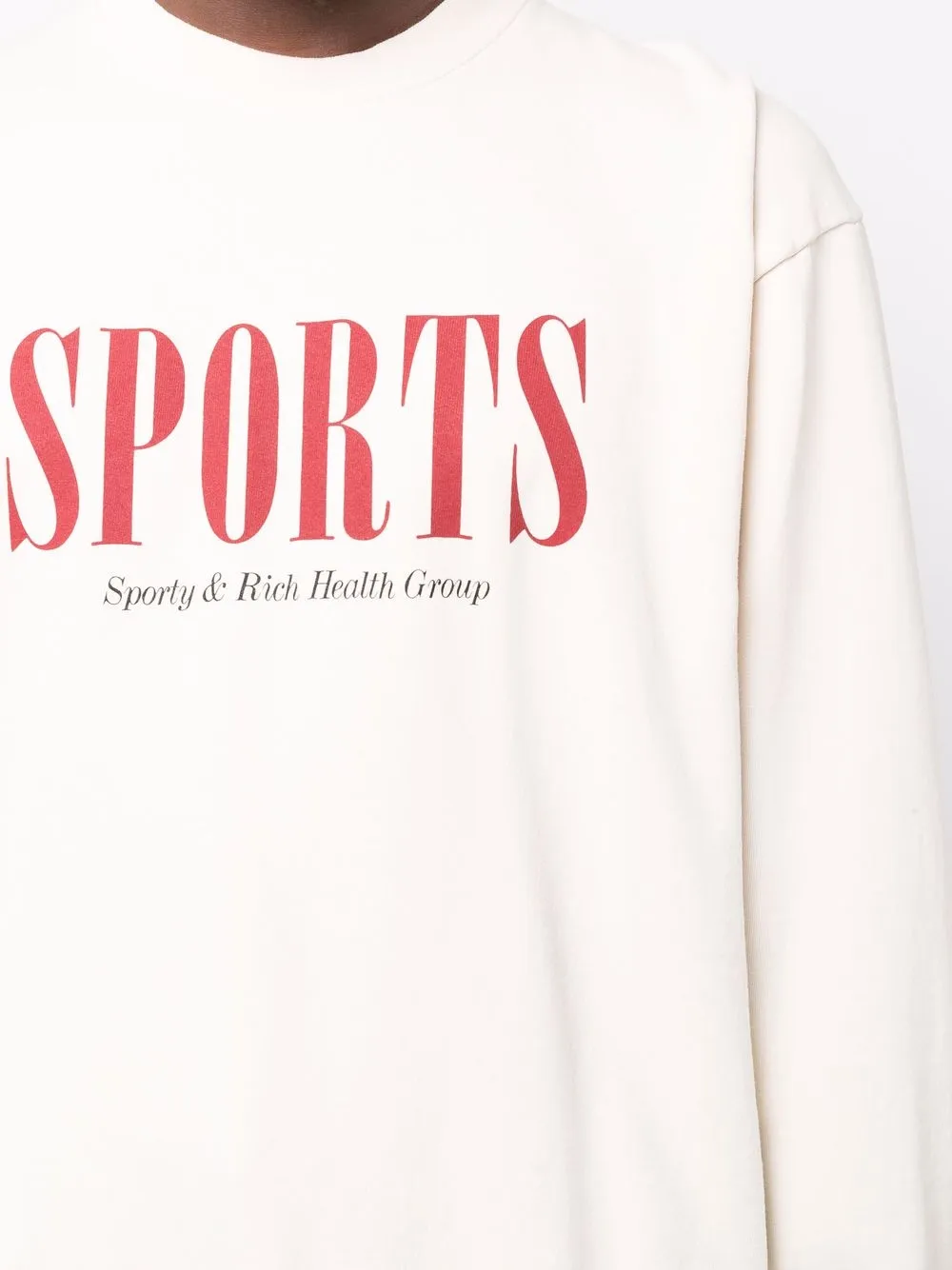 фото Sporty & rich толстовка с принтом sports