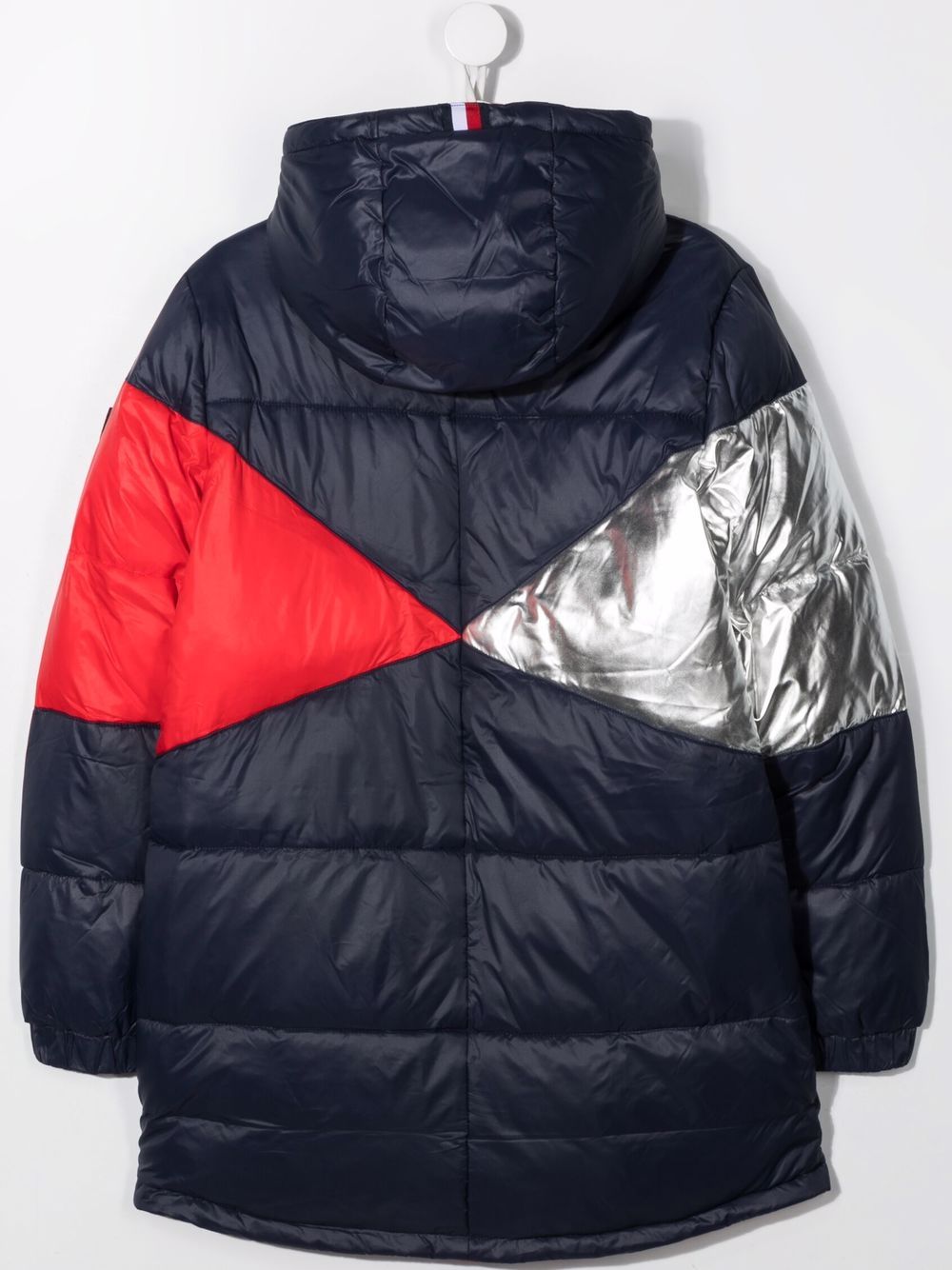 фото Tommy hilfiger junior пуховик в стиле колор-блок