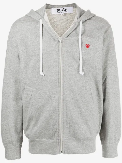 Comme Des Garçons Play hoodie con parche de corazón
