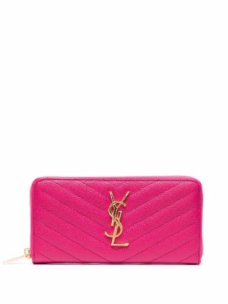 Saint Laurent Monogram zip-around Wallet - Farfetch