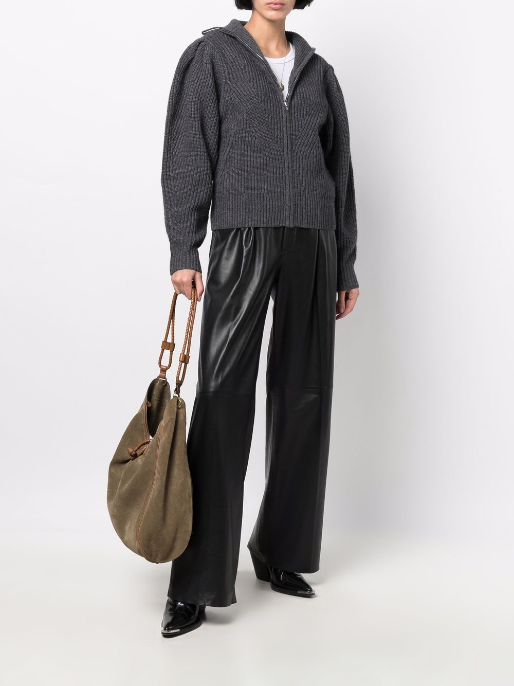 фото Isabel marant ribbed knit cardigan