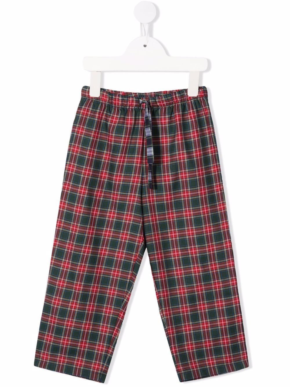 Image 1 of MC2 Saint Barth Kids tartan-check print trousers