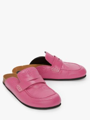 WOMEN'S LOAFER MULE in pink | JW Anderson