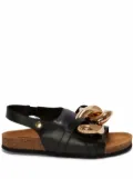 JW Anderson Chain flat sandals - Black