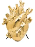 Seletti Love in Bloom porcelain vase - Gold