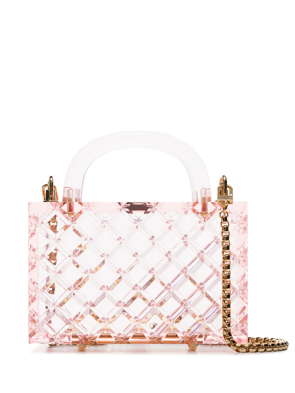 L’AFSHAR LAFSHAR TILDA W CHAIN ACRYLIC TOTE BAG