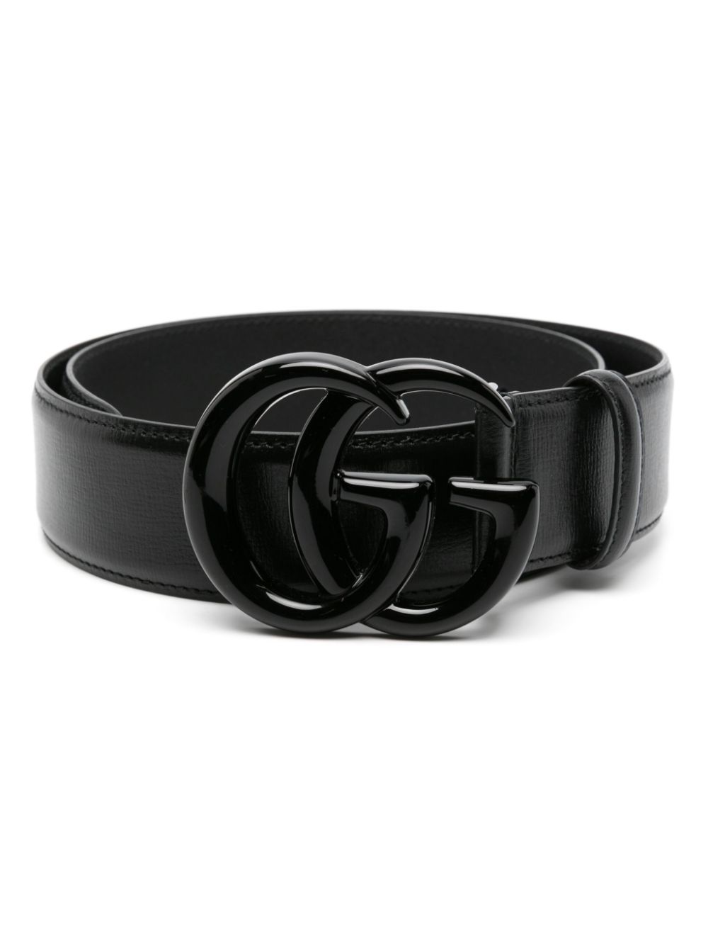 Gg black fashion belt