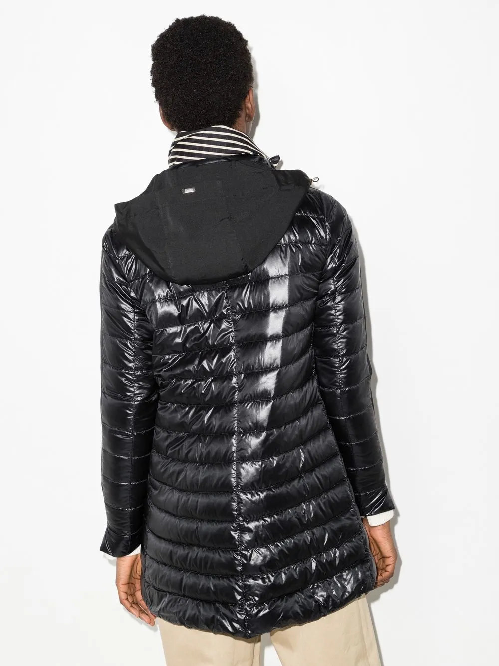  Herno Daunenjacke Mit Kapuze   Schwarz 