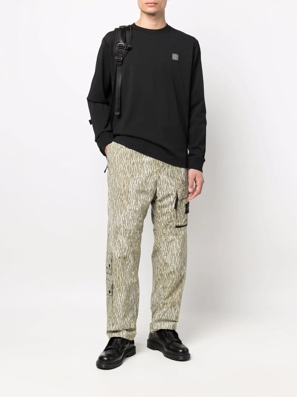 фото Stone island толстовка с нашивкой compass