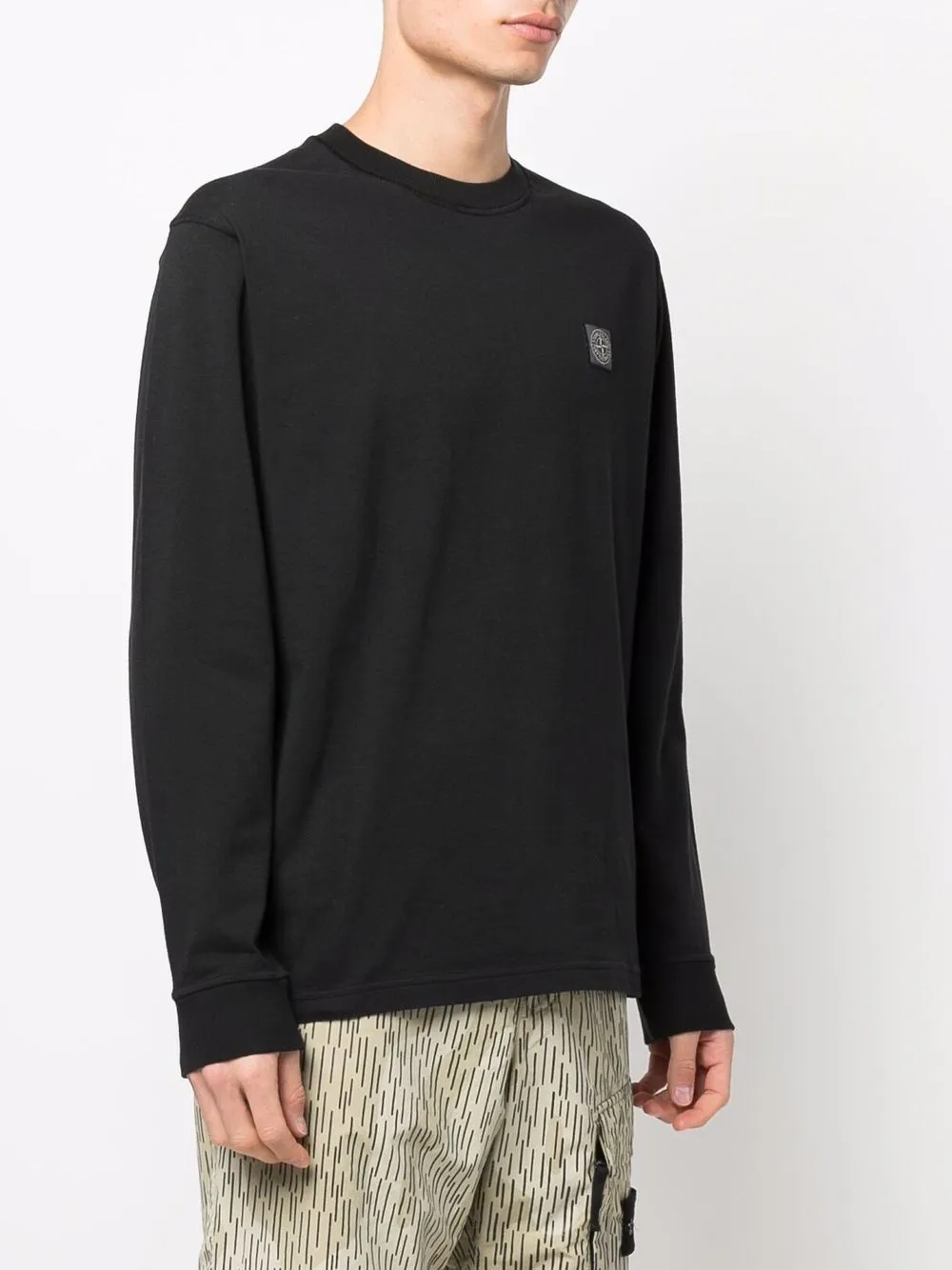 фото Stone island толстовка с нашивкой compass