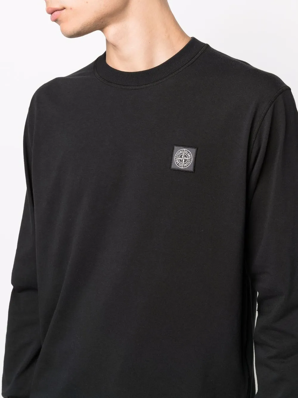 фото Stone island толстовка с нашивкой compass