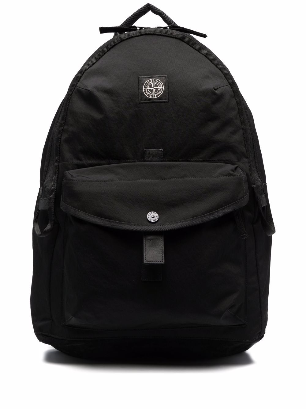 

Stone Island logo-patch backpack - Black