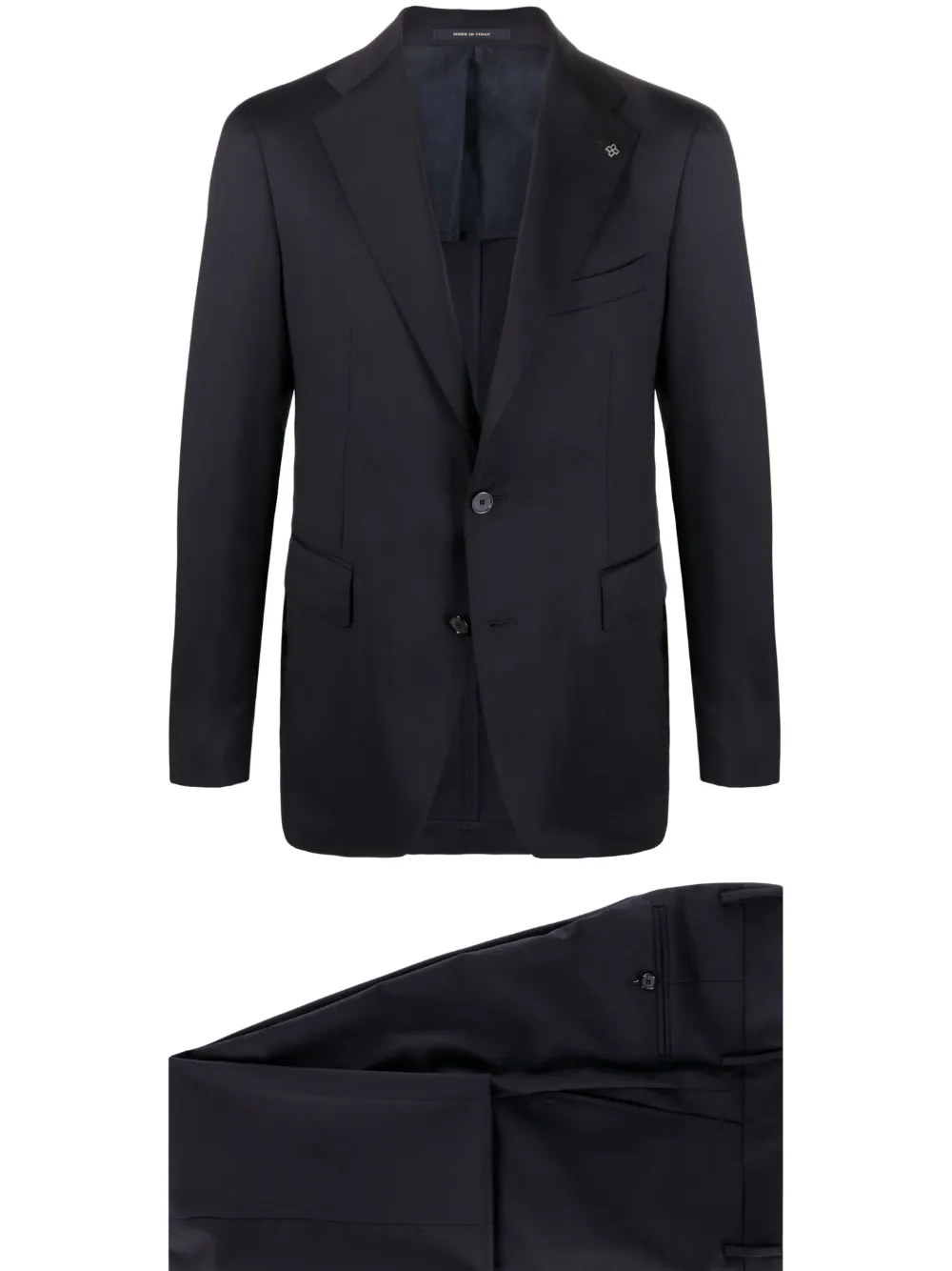 two piece virgin wool suit