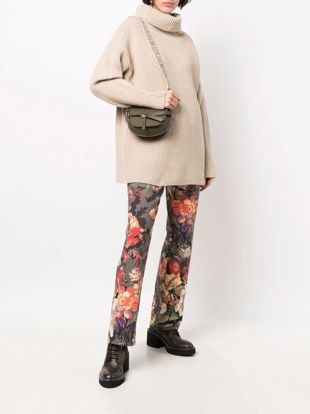 LOEWE Gate kleine crossbodytas - Groen