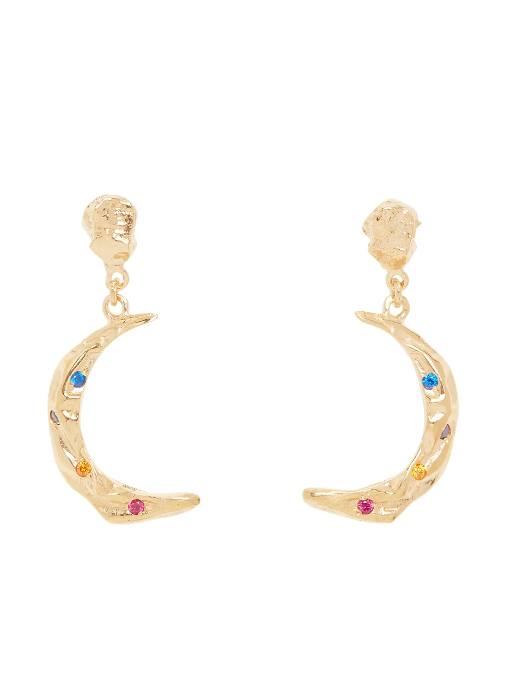 Hermina Athens Méliès Stardust Moon earrings