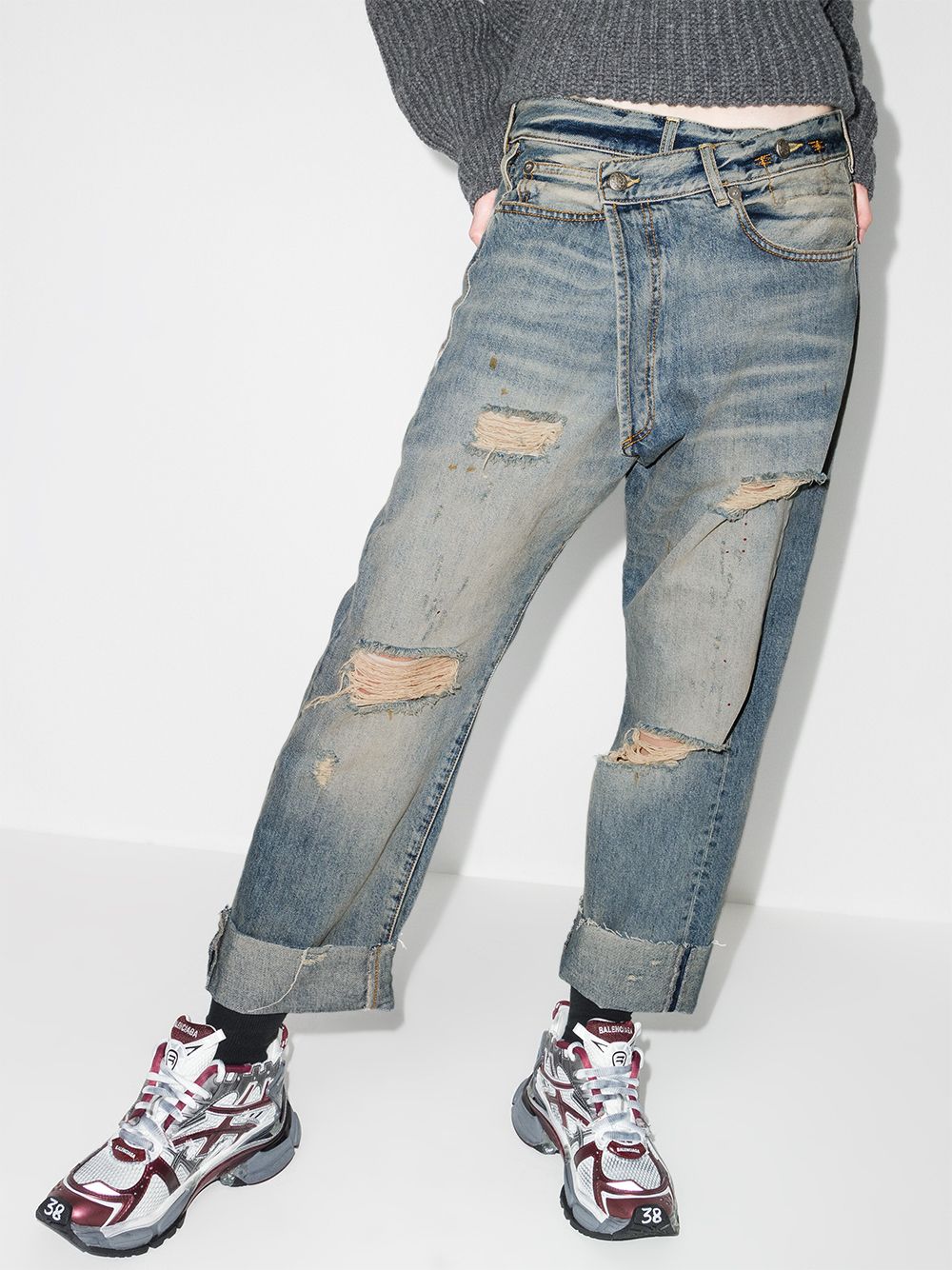 r13-crossover-distressed-effect-jeans-farfetch