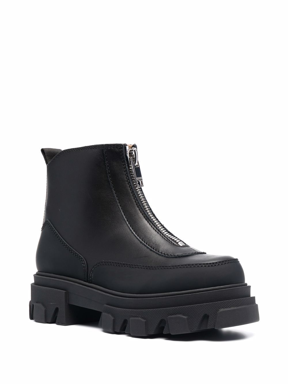 Image 2 of GANNI zip-front ankle boots