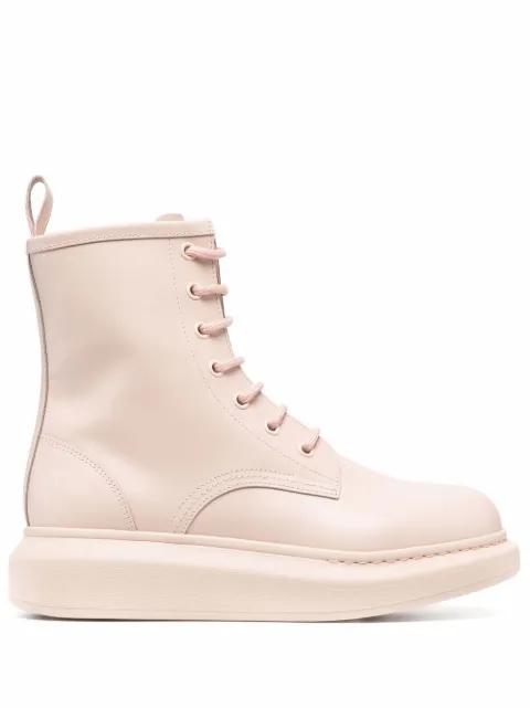 Alexander McQueen Oversized sole boots